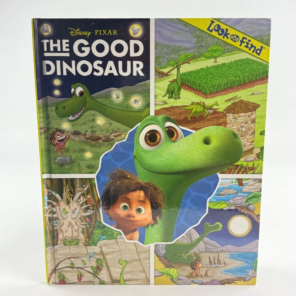 Disney Pixar The Good Dinosaur Look and Find Hardcover Activity Book 2015 Arlo